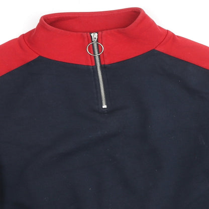 Womens UK Size S Divided by H&M Blue Pullover Hoodie