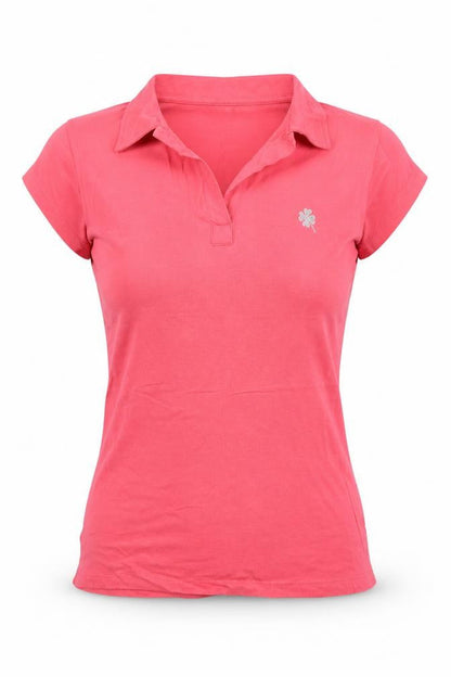 Womens UK Size L INSIDE Pink Basic T-Shirt