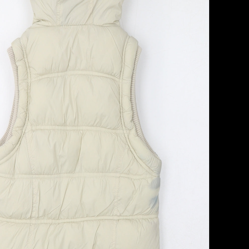 Womens UK Size 10 New Look Beige Gilet