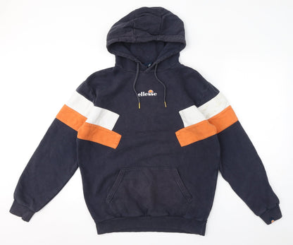 Mens UK Size S ellesse Blue Pullover Hoodie