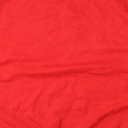 Womens UK Size 2XL Gildan Red Pullover Jumper