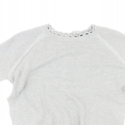 Womens UK Size S French Connection Grey Pullover Jumper