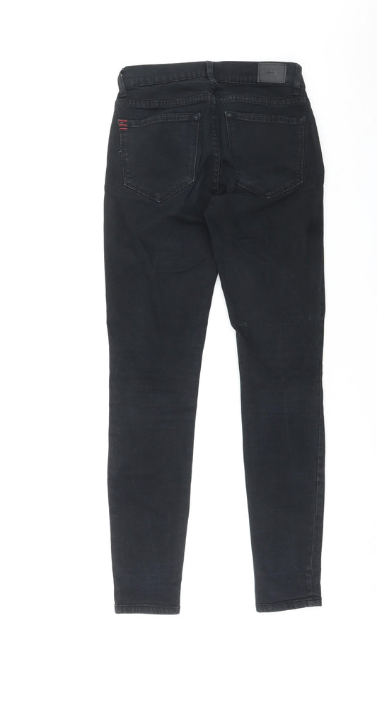 BDG Womens Black Cotton Skinny Jeans Size 26 in L29 in Regular Zip