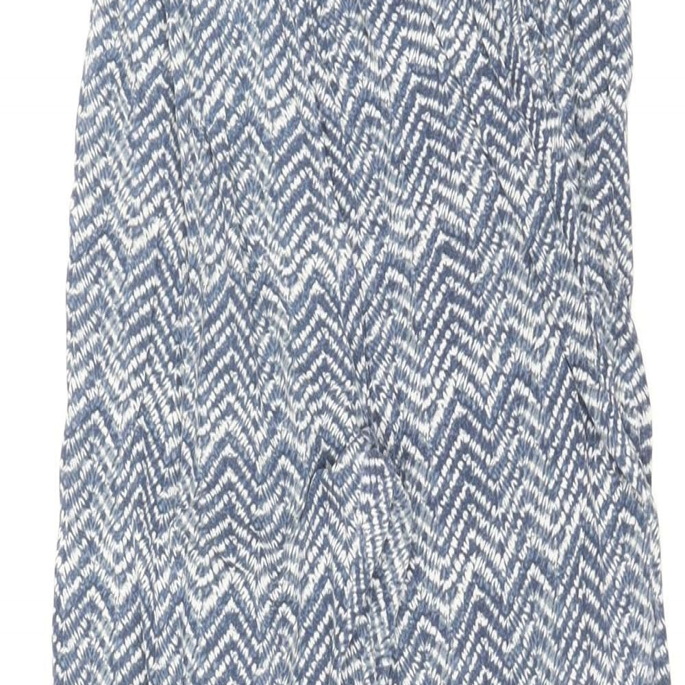 Womens UK Size M H&M Regular Fit Jogger Blue Trousers