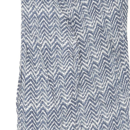 Womens UK Size M H&M Regular Fit Jogger Blue Trousers