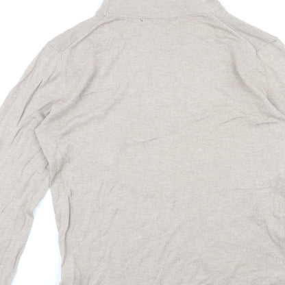 Womens UK Size 12 Marks and Spencer Beige Pullover Jumper