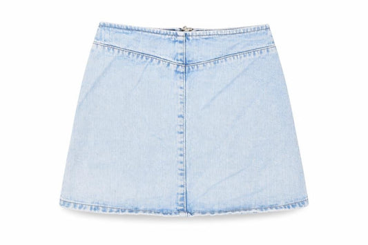 Womens UK Size 8 ASOS A-Line Denim Skirt
