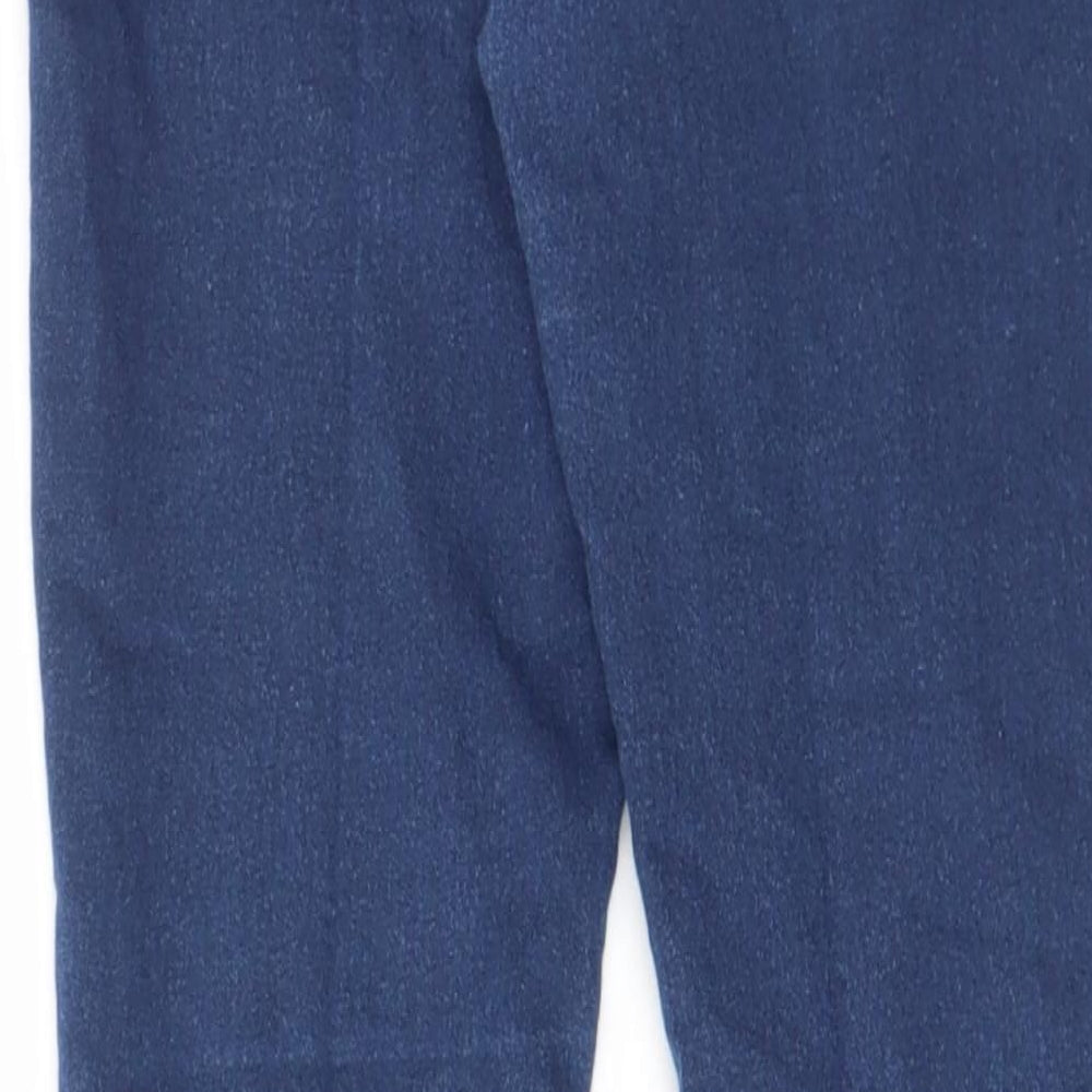 B.You Womens Blue Cotton Skinny Jeans Size 10 L27 in Regular - Open knee