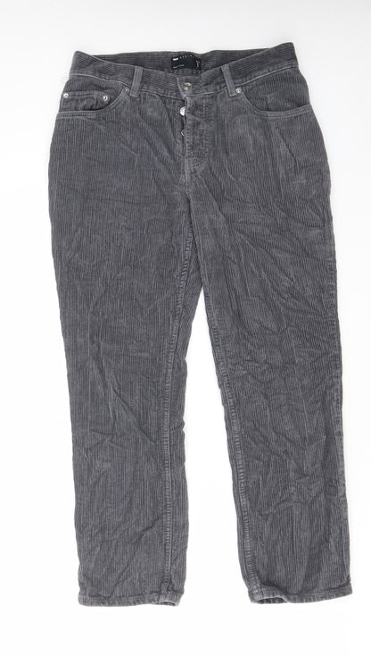 Womens UK Size 28 in ASOS Regular Fit  Grey Trousers