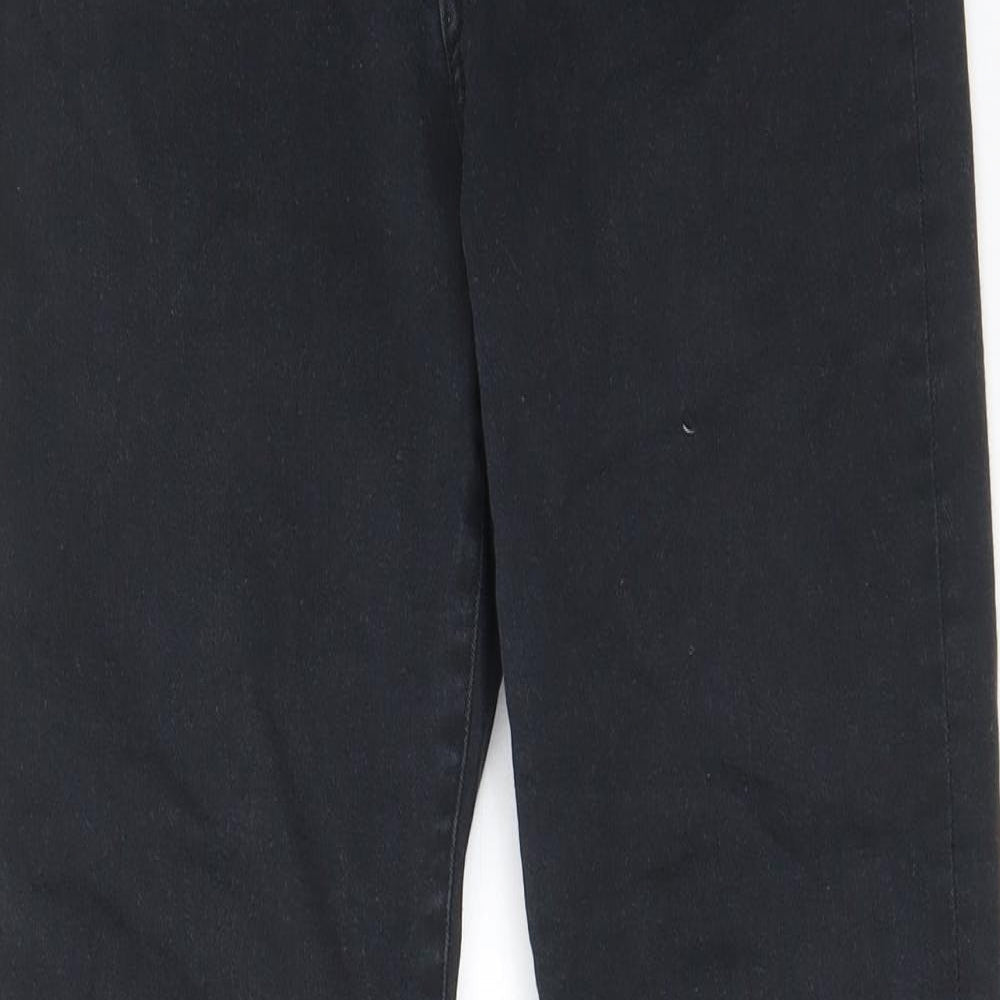 Womens UK Size 10 H&M Regular Fit Skinny Black Jeans