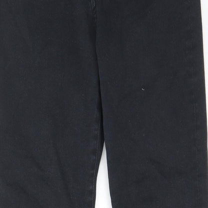 Womens UK Size 10 H&M Regular Fit Skinny Black Jeans