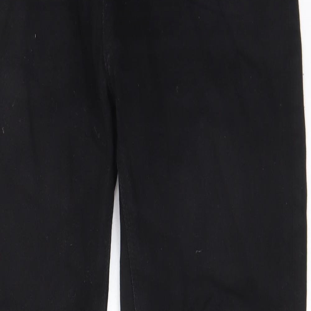 ASOS Womens Black Cotton Skinny Jeans Size 32 in L30 in Regular Zip - Pockets, Belt Loops