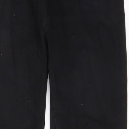 ASOS Womens Black Cotton Skinny Jeans Size 32 in L30 in Regular Zip - Pockets, Belt Loops