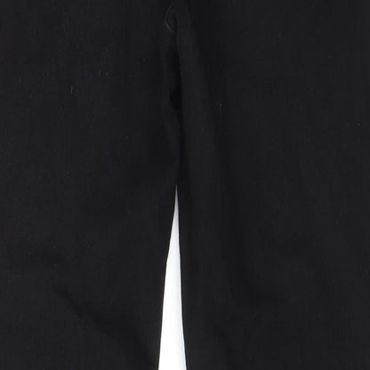 ASOS Womens Black Cotton Skinny Jeans Size 32 in L30 in Regular Zip - Pockets, Belt Loops