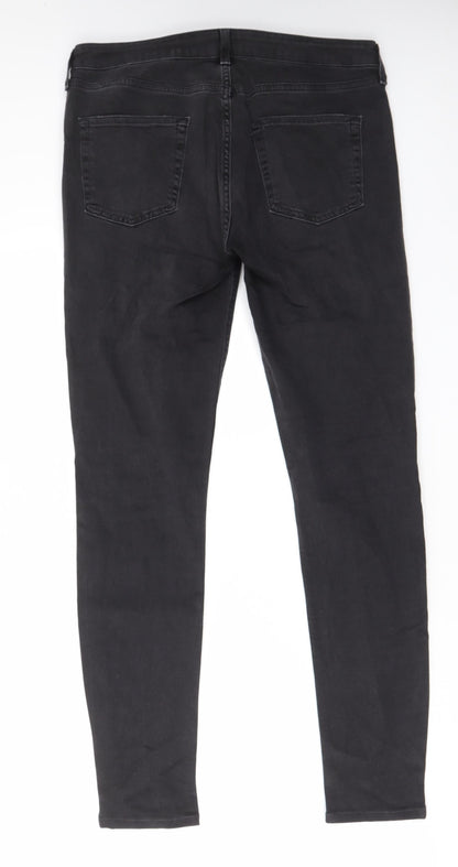 Mens UK Size 32 in TPMAN Regular Fit Skinny Grey Jeans