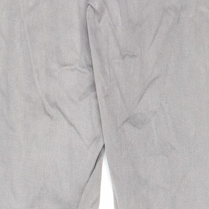 Dorothy Perkins Womens Grey Cotton Skinny Jeans Size 8 L27 in Regular Zip - Pockets, Belt Loops