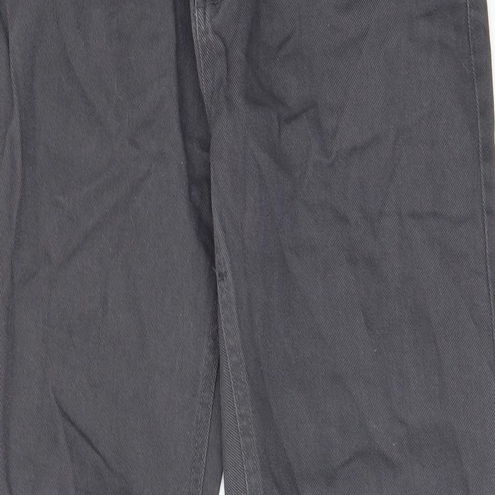 Denim & Co. Mens Red Cotton Straight Jeans Size 32 in L30 in Regular Zip - Pockets, Belt Loops