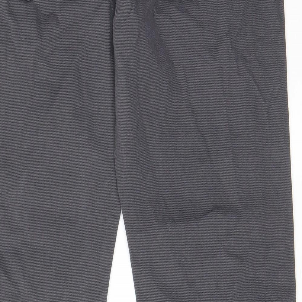 Denim & Co. Mens Red Cotton Straight Jeans Size 32 in L30 in Regular Zip - Pockets, Belt Loops