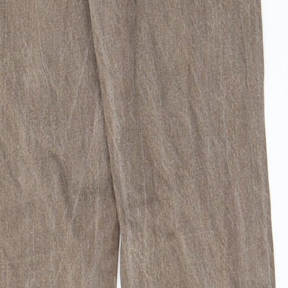 Lee Womens Grey Cotton Tapered Jeans Size 30 in L30 in Regular Zip - Pockets, Belt Loops