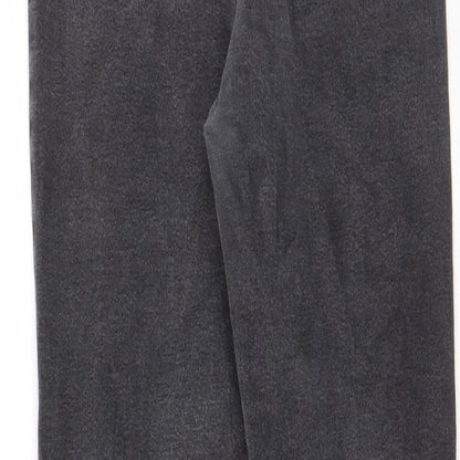 Denim & Co. Womens Grey Cotton Skinny Jeans Size 14 L27 in Regular Zip - Pockets, Belt Loops