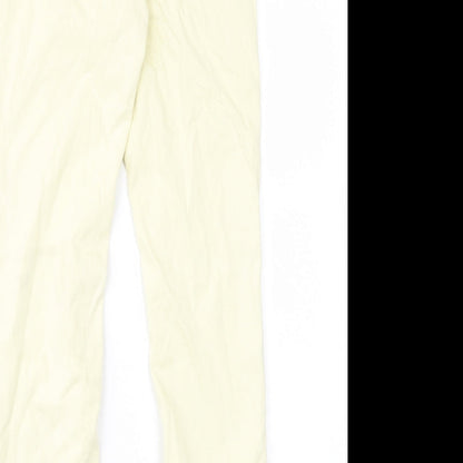 Mac Womens Yellow Cotton Skinny Jeans Size 32 in L27 in Regular Zip - Pockets, Belt Loops, Ankle Zips