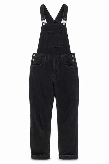 Womens UK Size 8 New Look One-Piece Black Dungaree