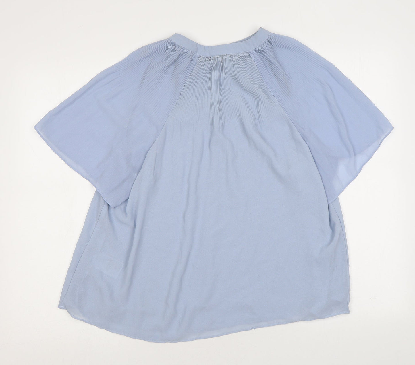 Womens UK Size M H&M Blue Basic Blouse