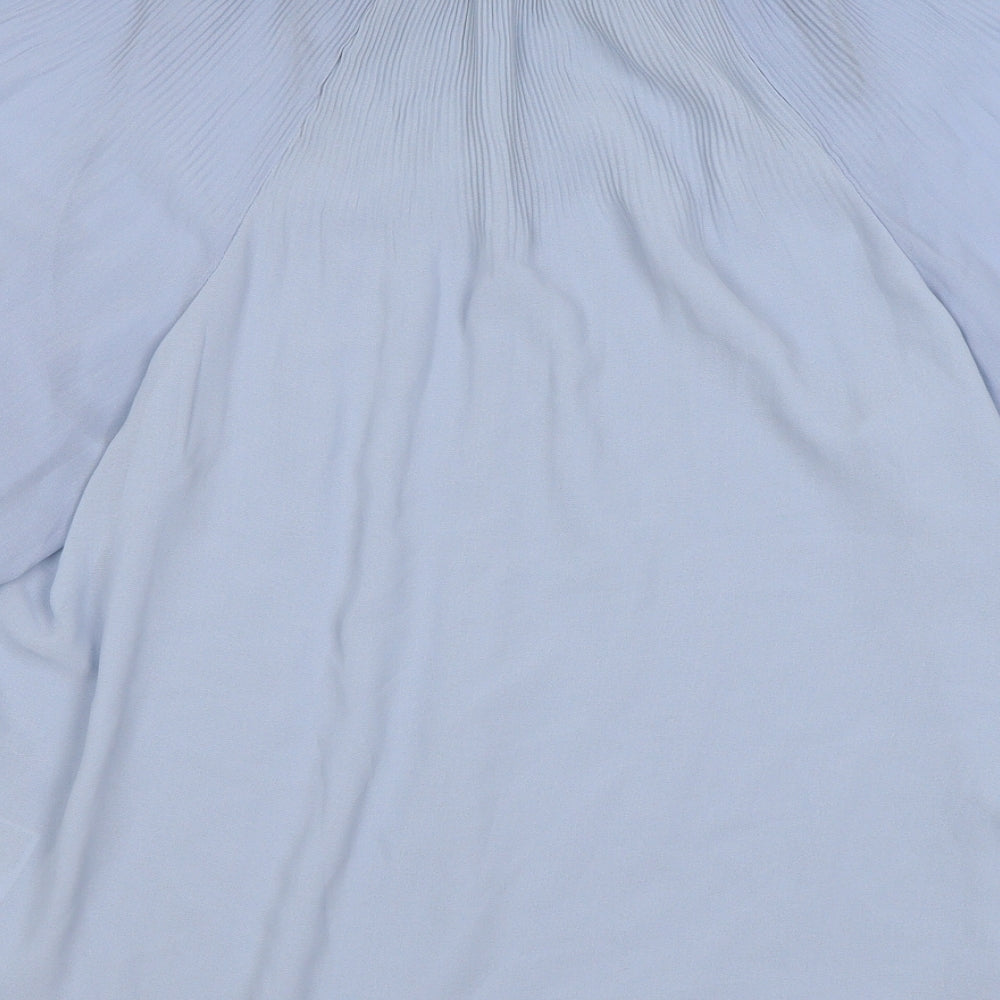 Womens UK Size M H&M Blue Basic Blouse