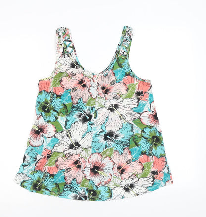 Womens UK Size XS H&M Multicoloured Basic Tank