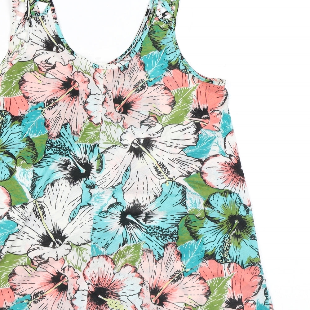 Womens UK Size XS H&M Multicoloured Basic Tank