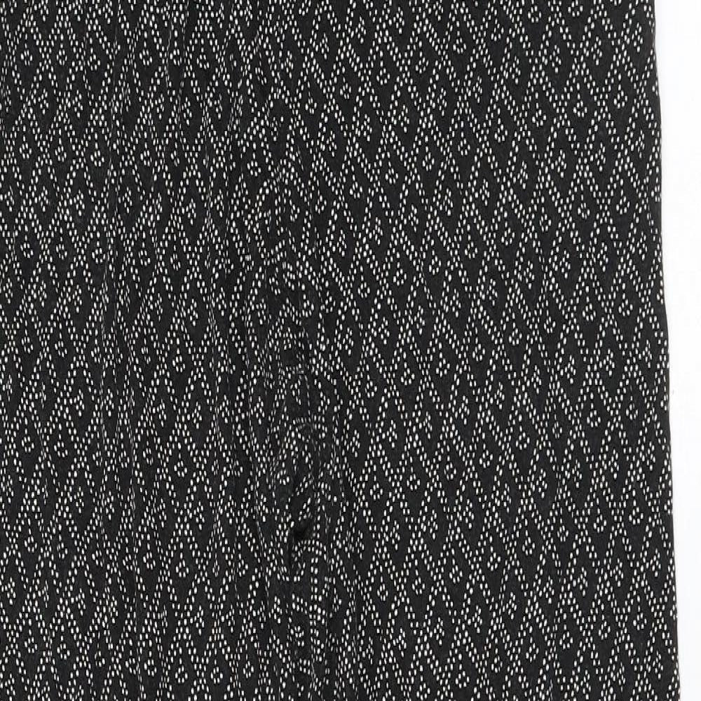 Womens UK Size S H&M Regular Fit  Black Trousers