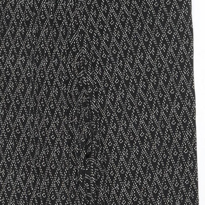 Womens UK Size S H&M Regular Fit  Black Trousers