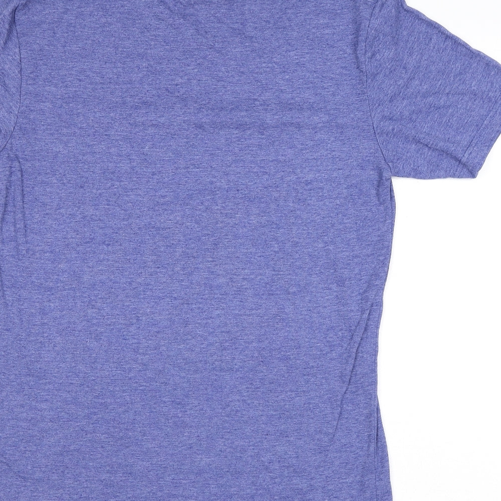 Mens UK Size M Gildan Blue  T-Shirt