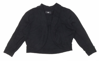 Womens UK Size S Wallis Black Cardigan Jumper