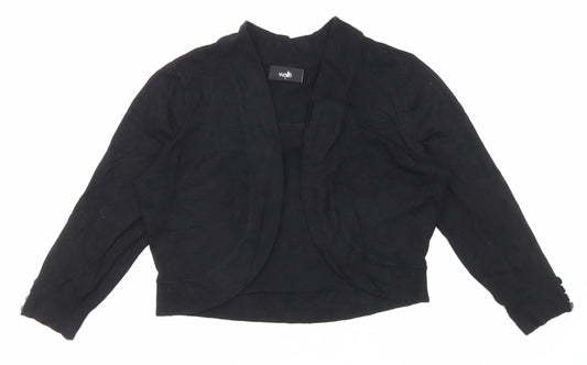 Womens UK Size S Wallis Black Cardigan Jumper