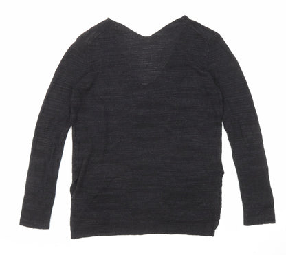 Womens UK Size S Zara Black Pullover Jumper
