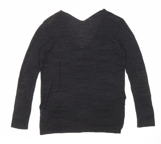 Womens UK Size S Zara Black Pullover Jumper