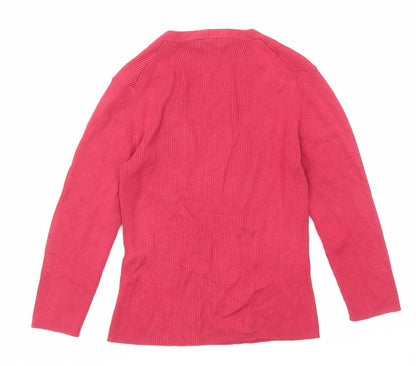 Womens UK Size S Precis Pink Pullover Jumper