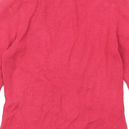 Womens UK Size S Precis Pink Pullover Jumper