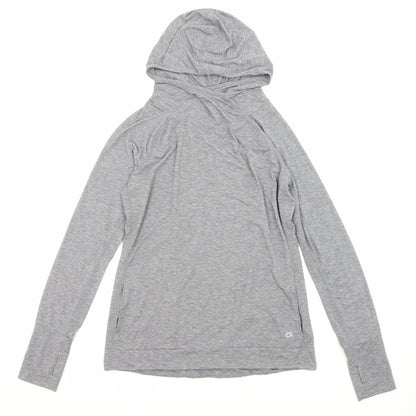 Gap Womens Grey Polyester Pullover Hoodie Size M Pullover - Pockets