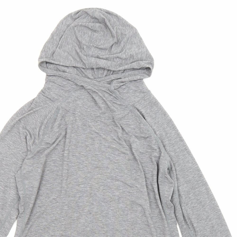 Gap Womens Grey Polyester Pullover Hoodie Size M Pullover - Pockets