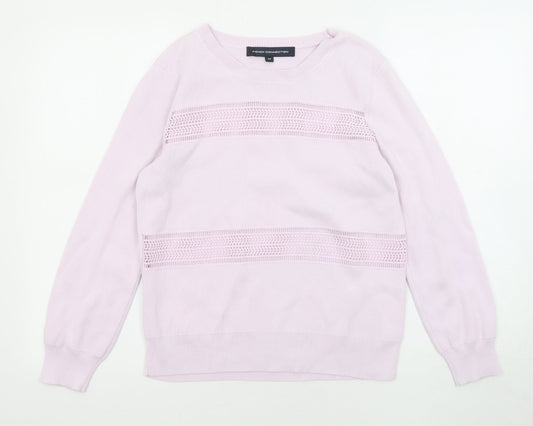 Womens UK Size XS French Connection Purple Pullover Jumper
