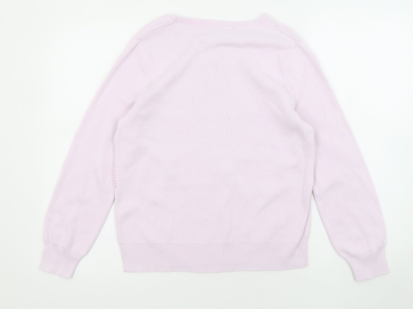 Womens UK Size XS French Connection Purple Pullover Jumper