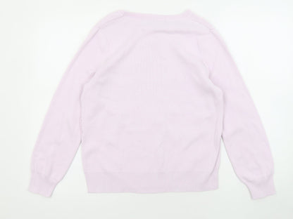 Womens UK Size XS French Connection Purple Pullover Jumper