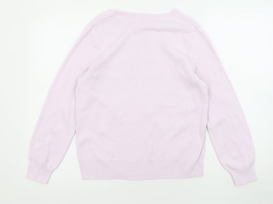 Womens UK Size XS French Connection Purple Pullover Jumper