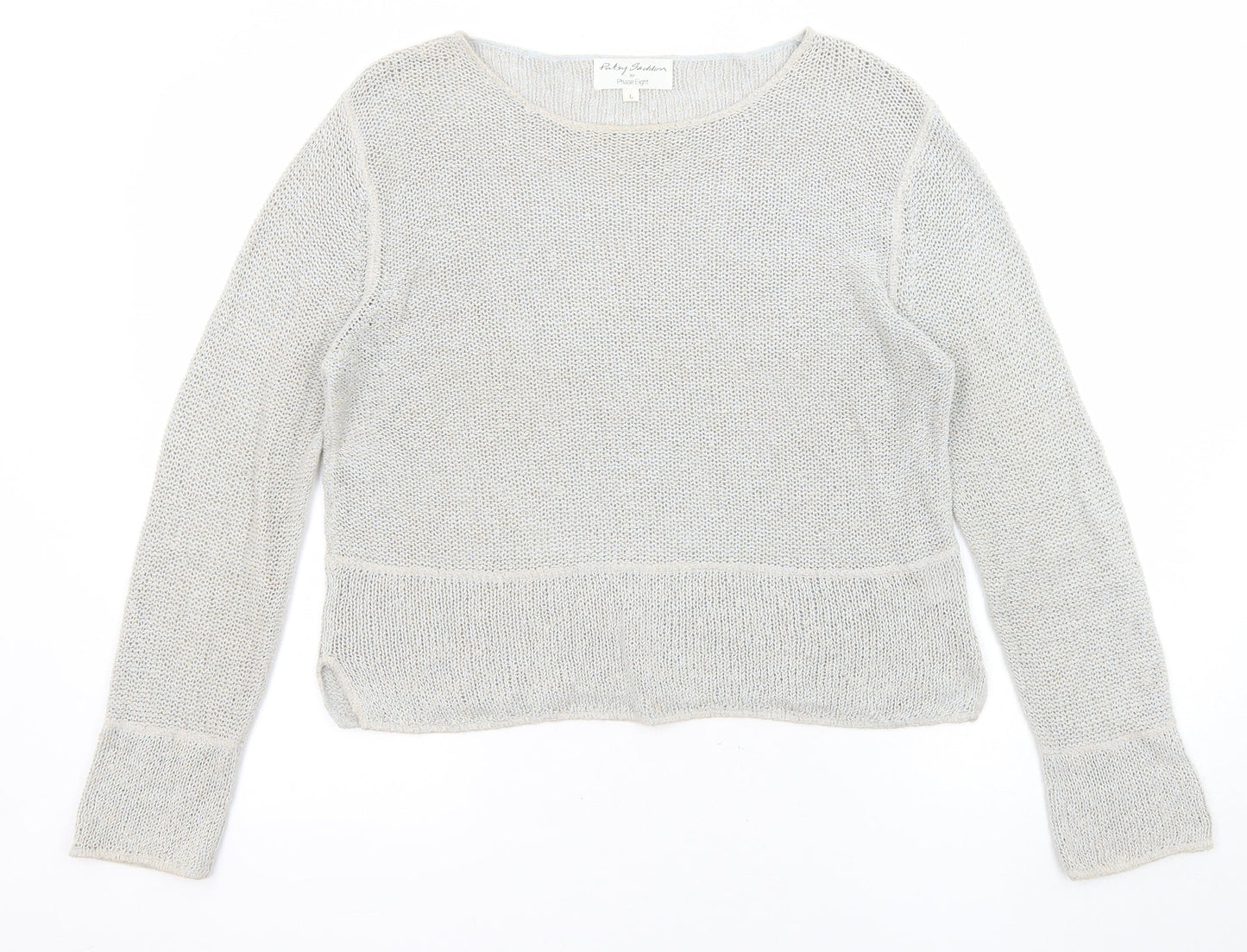 Womens UK Size L Phase Eight Grey Pullover Jumper