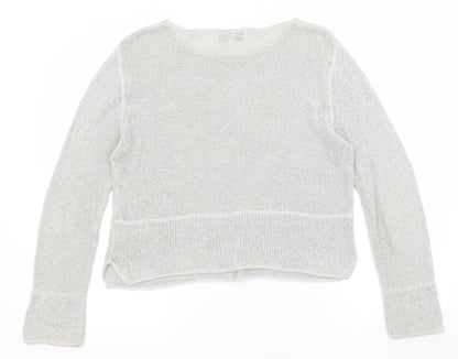 Womens UK Size L Phase Eight Grey Pullover Jumper