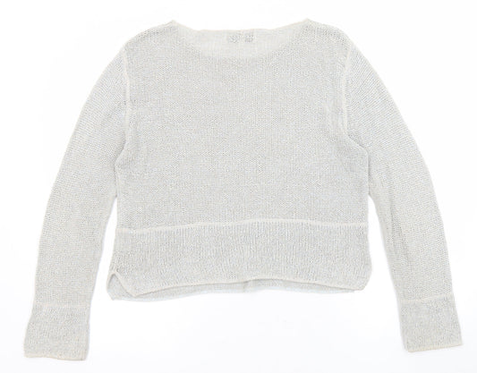 Womens UK Size L Phase Eight Grey Pullover Jumper