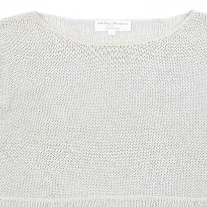 Womens UK Size L Phase Eight Grey Pullover Jumper
