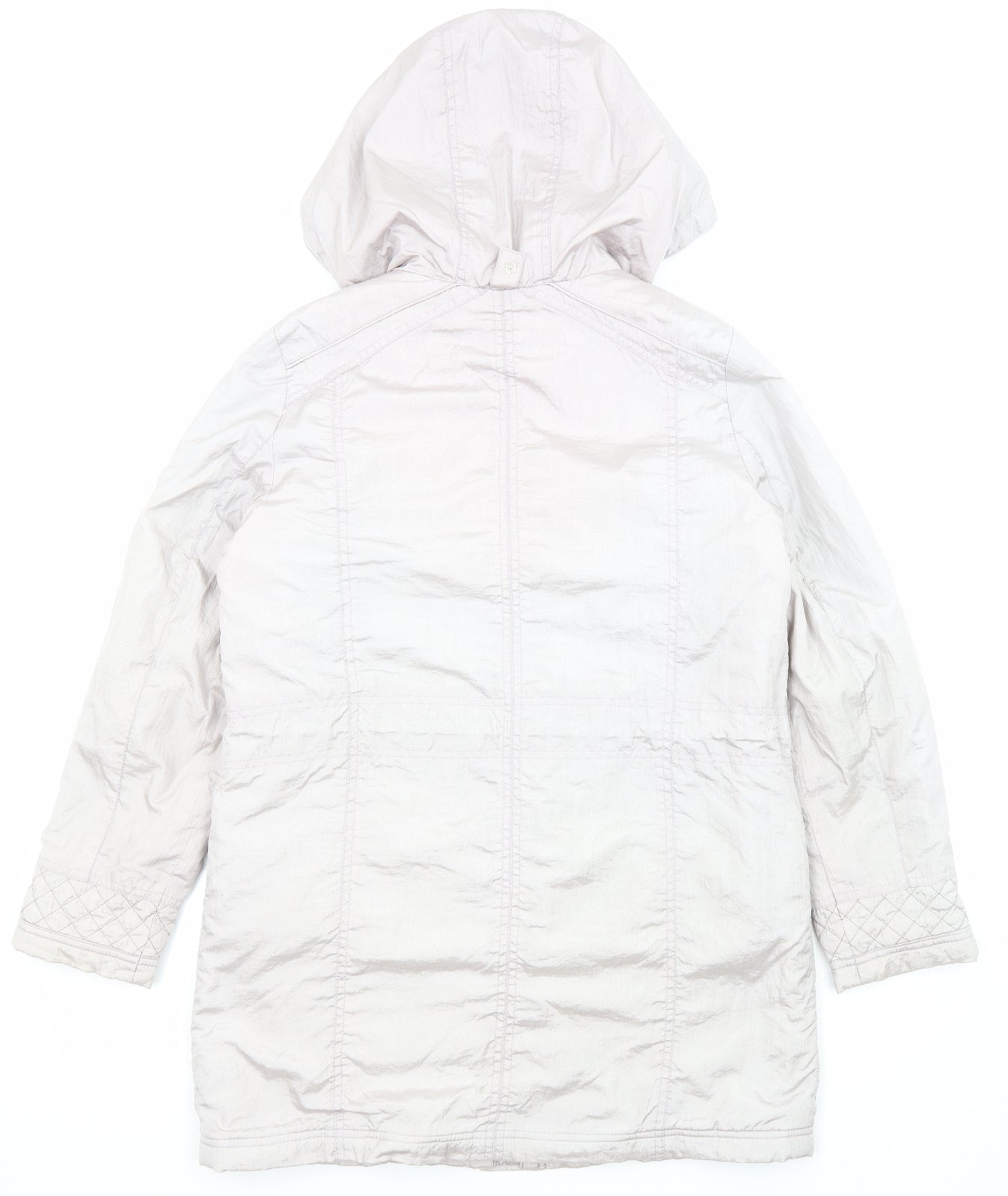 Womens UK Size 12 Bonmarché Grey Parka Coat